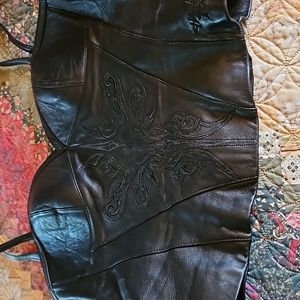 Harley Davidson Leather Halter - Size 8